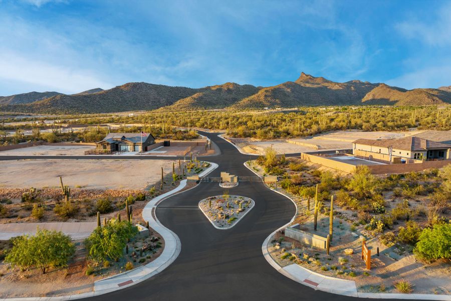 Gated entrance to Saguaro Reserve II