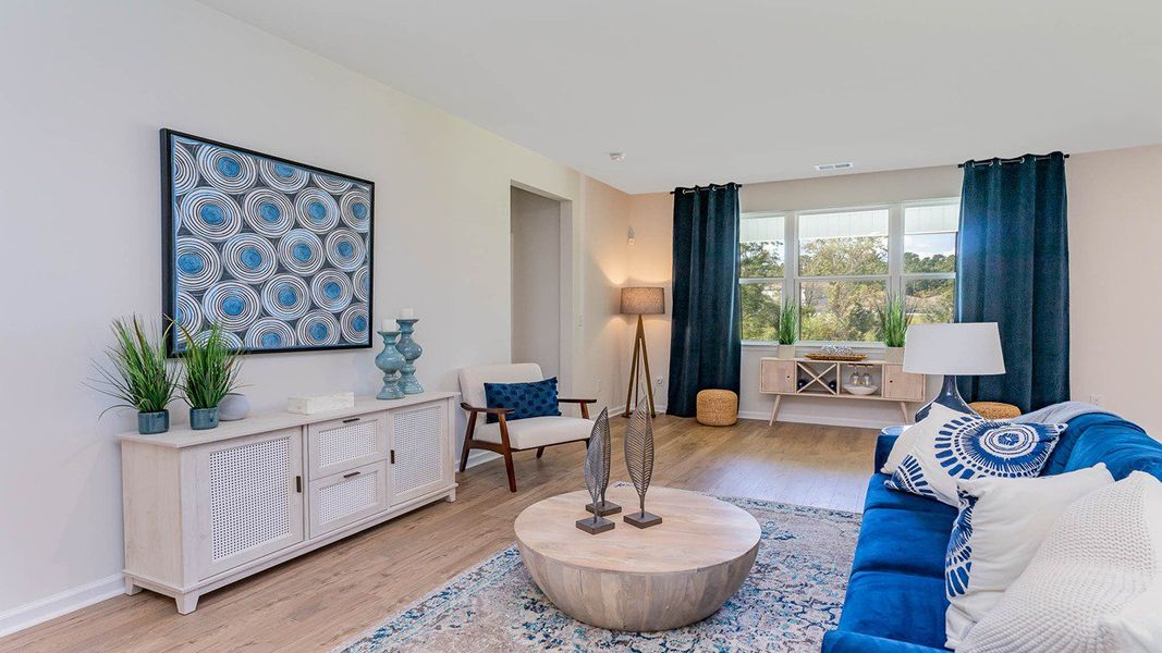 Furnished interior in a model home at Fairhaven in Statesboro (Image 12).