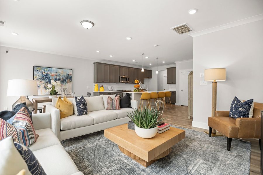 Furnished interior in a model home at Harbor Crossing in Greensboro (Image 18). Furnished interior in a model home at Harbor Crossing in Greensboro (Image 18).