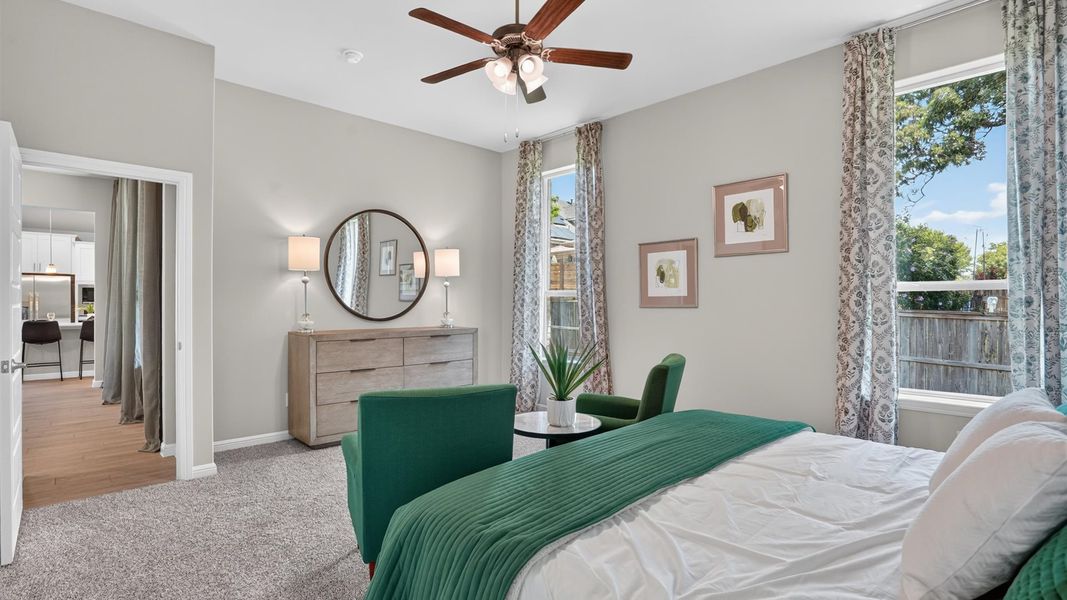 Furnished interior in a model home at Eden Ranch in Arlington (Image 34).