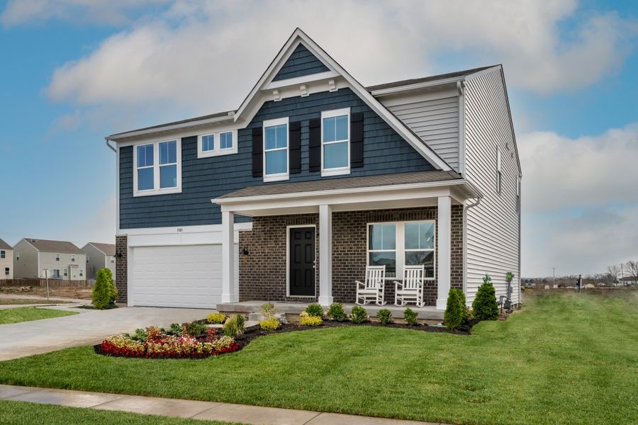 Front exterior of a home in the Crossvine Estates community, located in Hoschton, GA (Image 22).