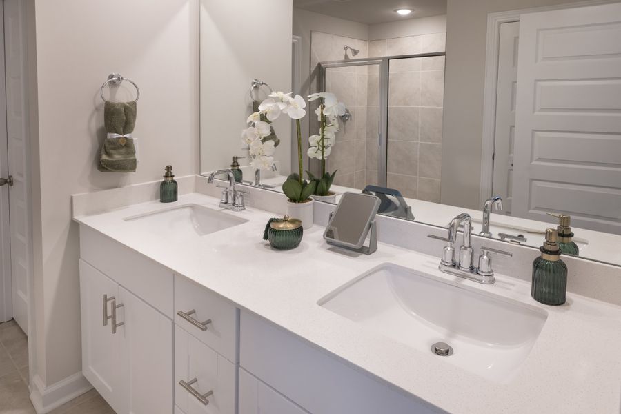 Close-up of interior finishes in a home at Village at White Pine, Pendleton (Image 13).