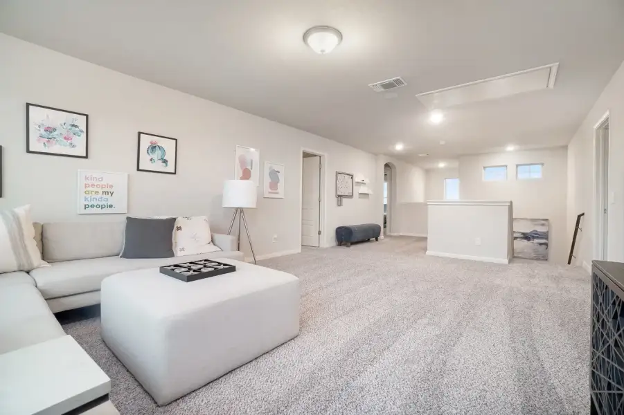 Furnished interior in a model home at Venado Crossing in Cibolo (Image 25).