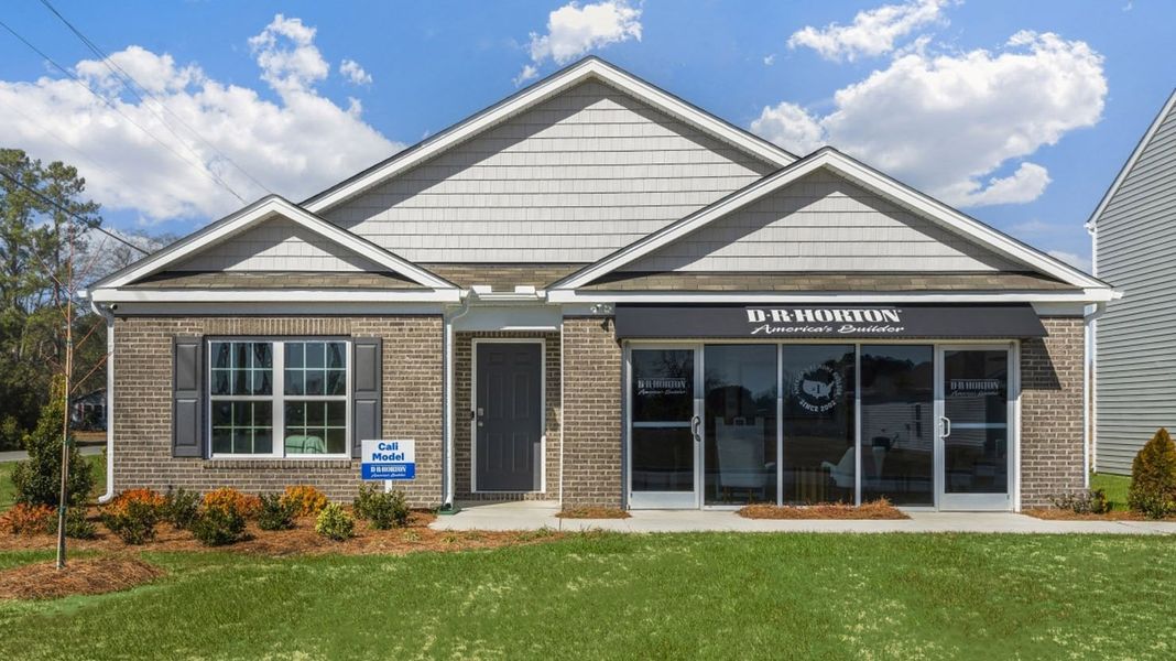 Front exterior of a home in the Magnolia Grove community, located in Goldsboro, NC (Image 1).