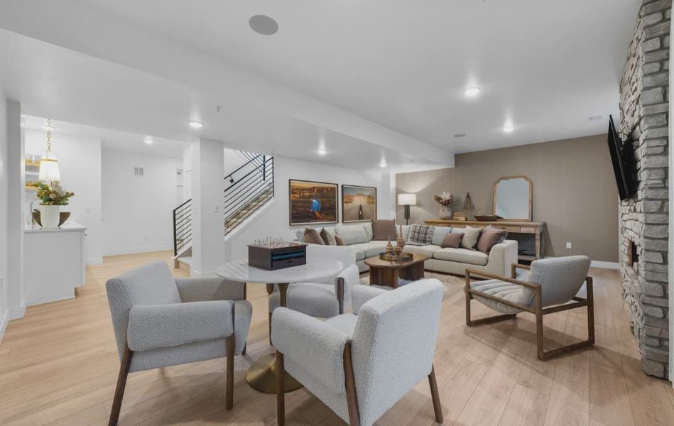 Furnished interior in a model home at Deer Creek in Littleton (Image 25).