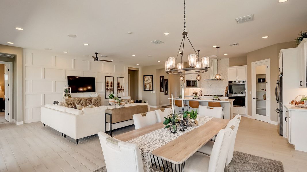 Furnished interior in a model home at Sycamore Farms in Surprise (Image 10).