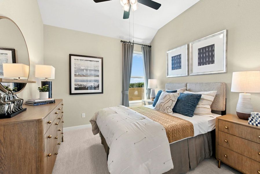 Furnished interior in a model home at The Colony in Bastrop (Image 28). Furnished interior in a model home at The Colony in Bastrop (Image 28).