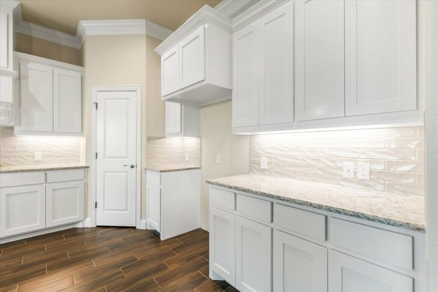 Furnished interior in a model home at Wildcat Ridge in Godley (Image 7). Furnished interior in a model home at Wildcat Ridge in Godley (Image 7).