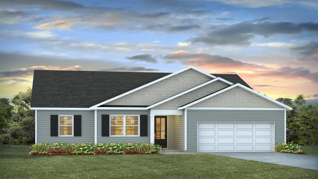 Front exterior of a home in the Fairhaven community, located in Statesboro, GA (Image 8).