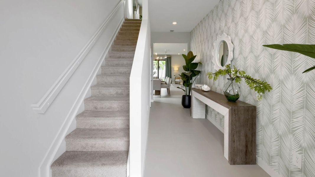 Furnished interior in a model home at Blossom Trail in Greenacres (Image 21). Furnished interior in a model home at Blossom Trail in Greenacres (Image 21).