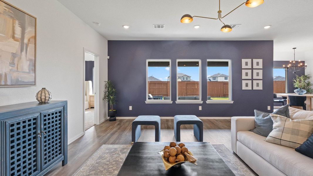 Furnished interior in a model home at Medina in Dayton (Image 14).