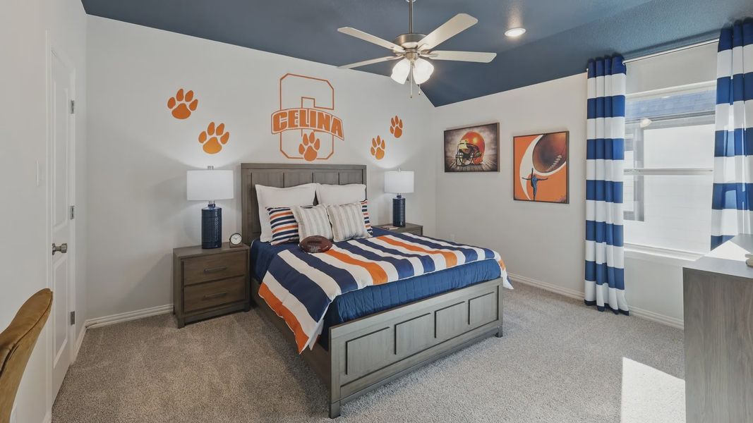 Furnished interior in a model home at Green Meadows in Celina (Image 35). Furnished interior in a model home at Green Meadows in Celina (Image 35).