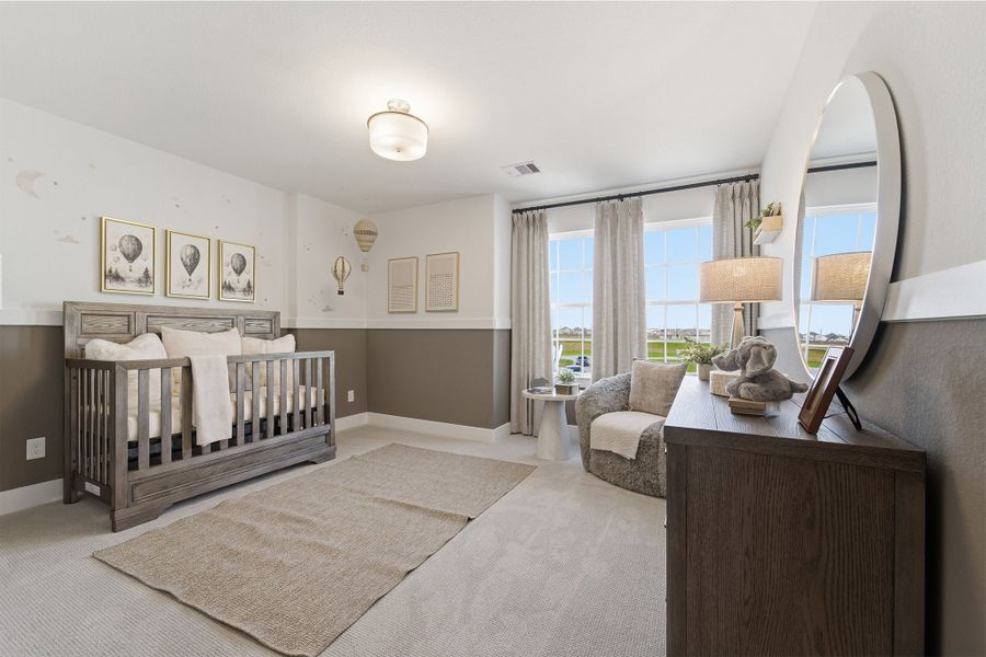 Furnished interior in a model home at Ashland in Angleton (Image 43).