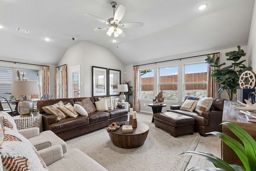 Front exterior of a home in the Belmont community, located in Aubrey, TX (Image 46).