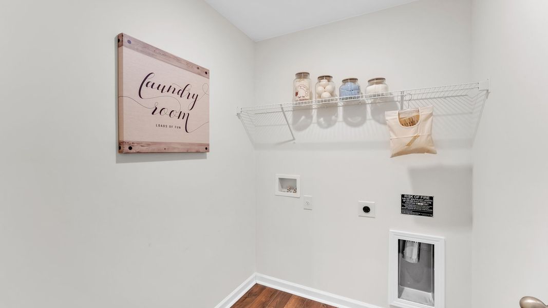 Furnished interior in a model home at Clearwater Springs in Johnson City (Image 19).