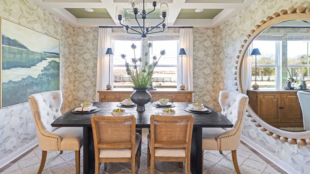 Furnished interior in a model home at Riley Farms in Rockvale (Image 22).