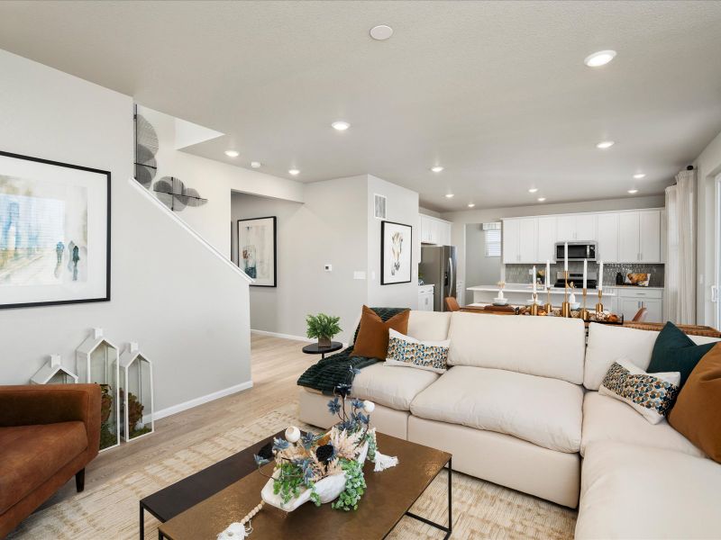 The Chatfield floorplan interior image taken at a Meritage Homes community in Colorado Springs