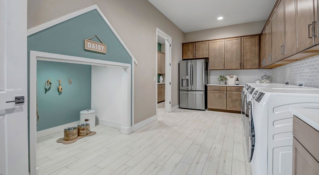 Furnished interior in a model home at Fire Sky at Alamar in Avondale (Image 20).