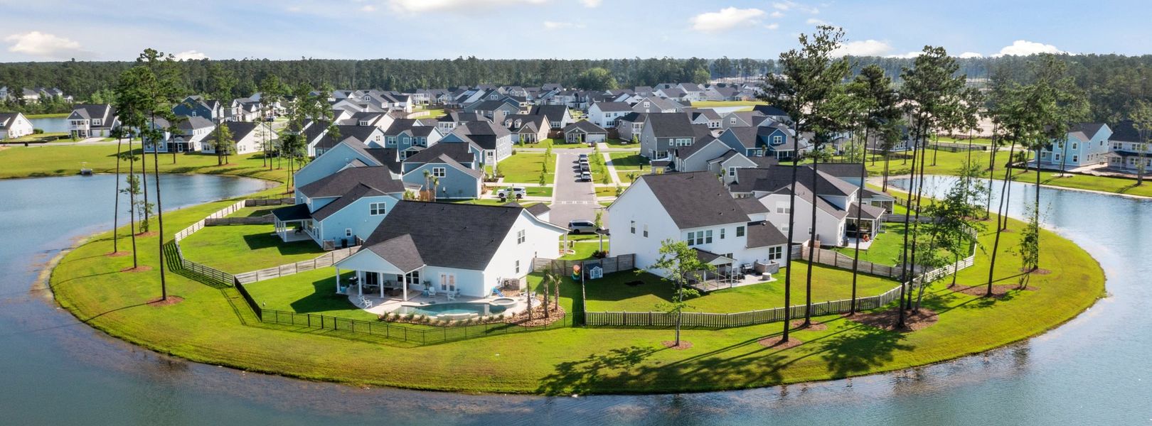 Waterside at Lakes of Cane Bay aerial Waterside at Lakes of Cane Bay aerial