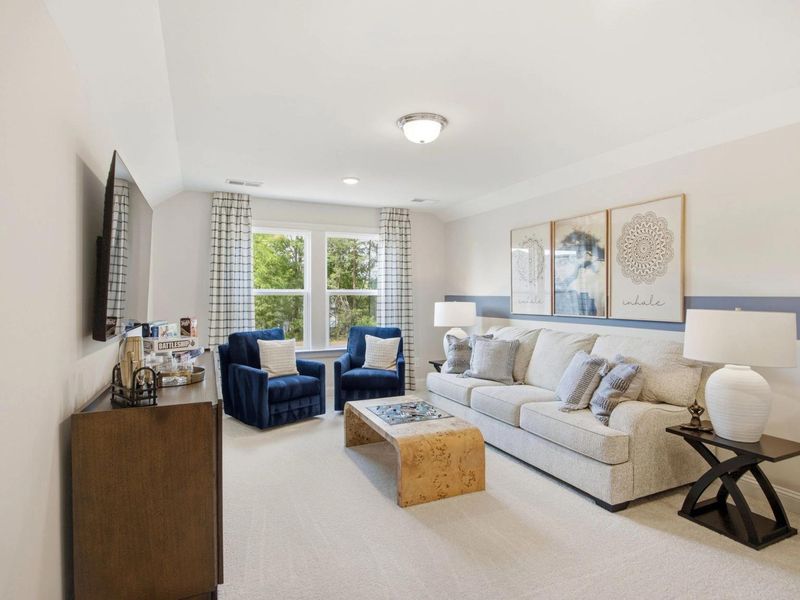 Furnished interior in a model home at Enclave at Belmont in Belmont (Image 22).