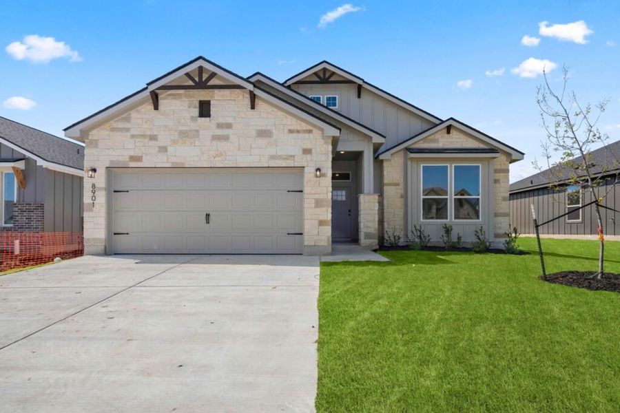 Front exterior of a home in the Mesa Ridge community, located in Temple, TX (Image 7).