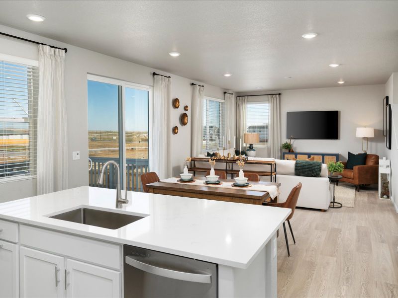 The Chatfield floorplan interior image taken at a Meritage Homes community in Colorado Springs