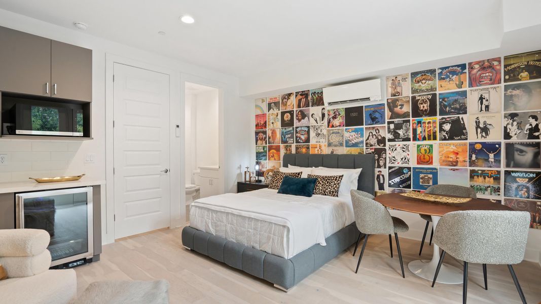 Furnished interior in a model home at Bluebonnet Lofts in Austin (Image 31).