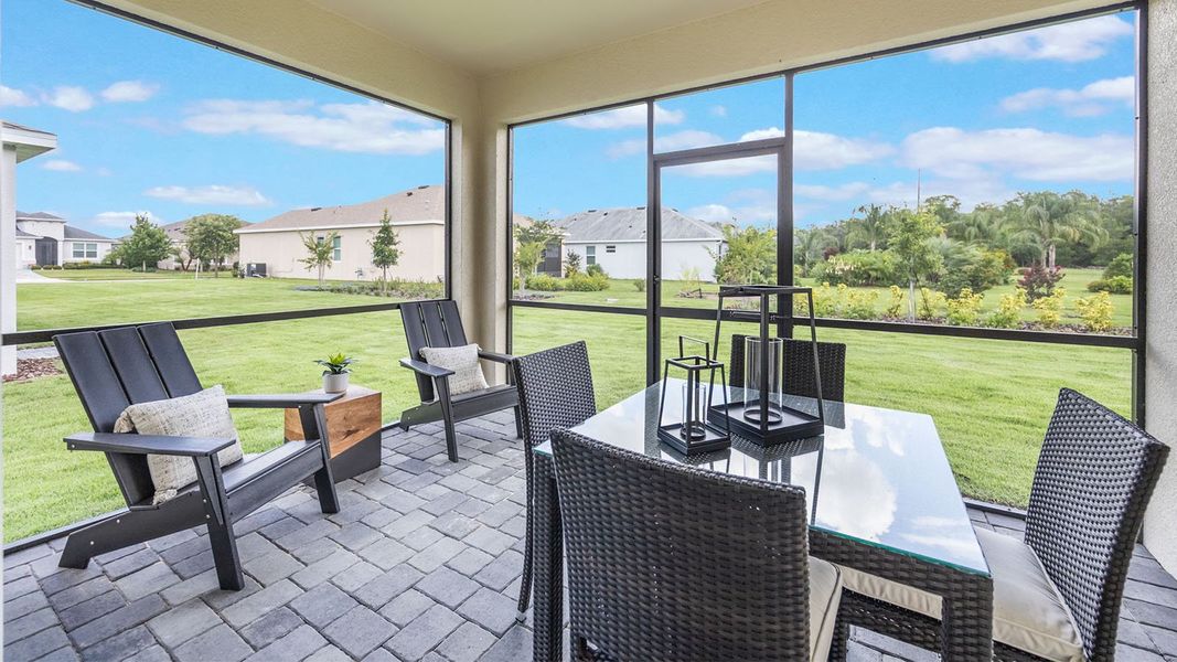 Furnished interior in a model home at Lakes of Mount Dora in Mount Dora (Image 28).