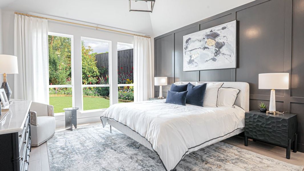 Furnished interior in a model home at Brookfield in Melissa (Image 25). Furnished interior in a model home at Brookfield in Melissa (Image 25).