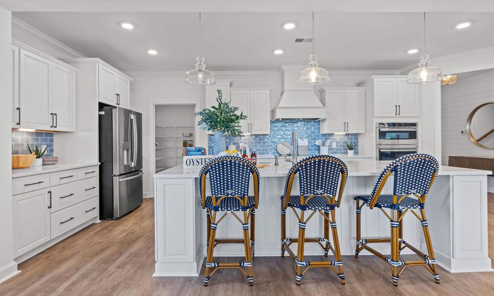 Furnished interior in a model home at Bridgewater - Shorehaven Village in Little River (Image 55).