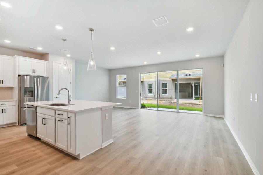 Furnished interior in a model home at North River Ranch – Townhomes in Parrish (Image 11).