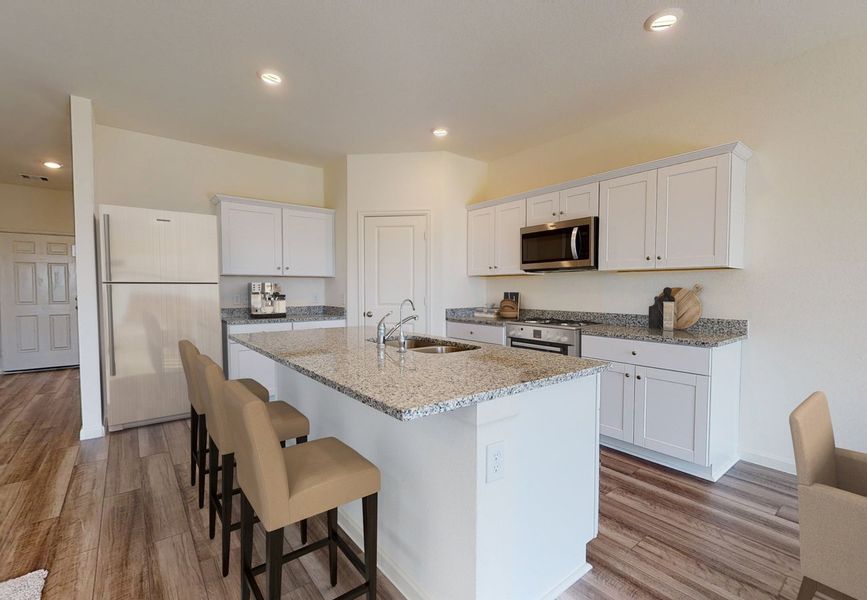 Furnished interior in a model home at Liberty Ranch in Josephine (Image 4).