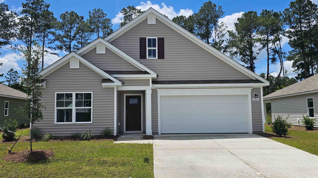 Front exterior of a home in the Winfield Farms community, located in Myrtle Beach, SC (Image 4).