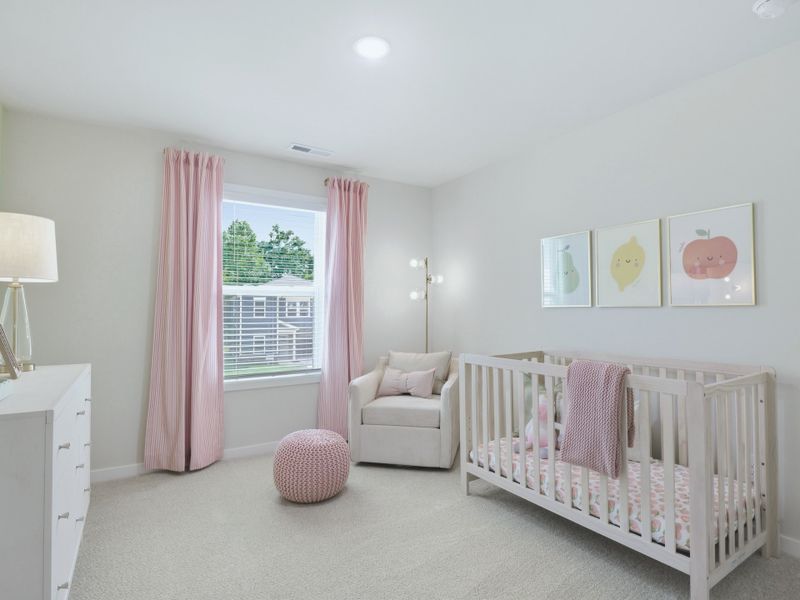Furnished interior in a model home at The Heritage at Buffaloe Reserve in Raleigh (Image 19). Furnished interior in a model home at The Heritage at Buffaloe Reserve in Raleigh (Image 19).