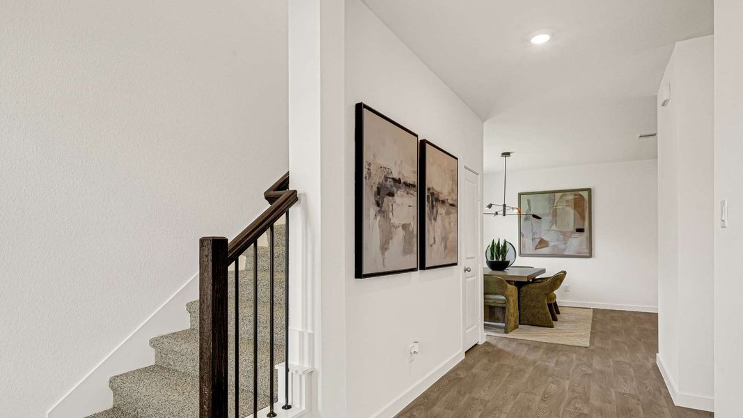 Furnished interior in a model home at Holly Ridge in Rosenberg (Image 20).