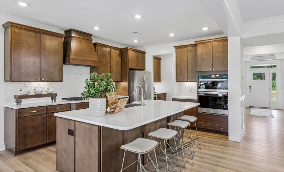 Furnished interior in a model home at Cedar Ridge in Angier (Image 9).