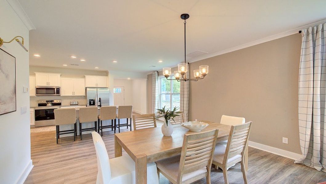 Furnished interior in a model home at Pleasant Grove in Weaverville (Image 9).