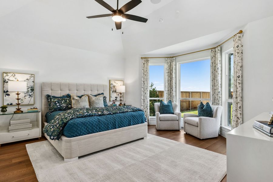 American Legend Homes' 60' model in Ten Mile Creek - Main Bedroom American Legend Homes' 60' model in Ten Mile Creek - Main Bedroom