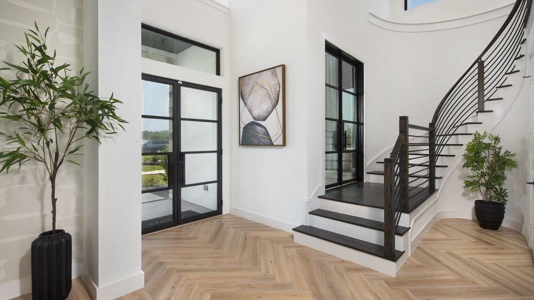 Furnished interior in a model home at George's Ranch Acre in Boerne (Image 5). Furnished interior in a model home at George's Ranch Acre in Boerne (Image 5).