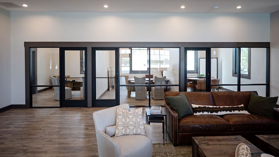 Furnished interior in a model home at Tap Root Farms in Fletcher (Image 37).