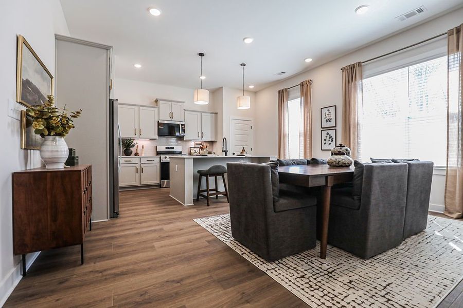 Furnished interior in a model home at Villages of Green Meadows in Munford (Image 56).