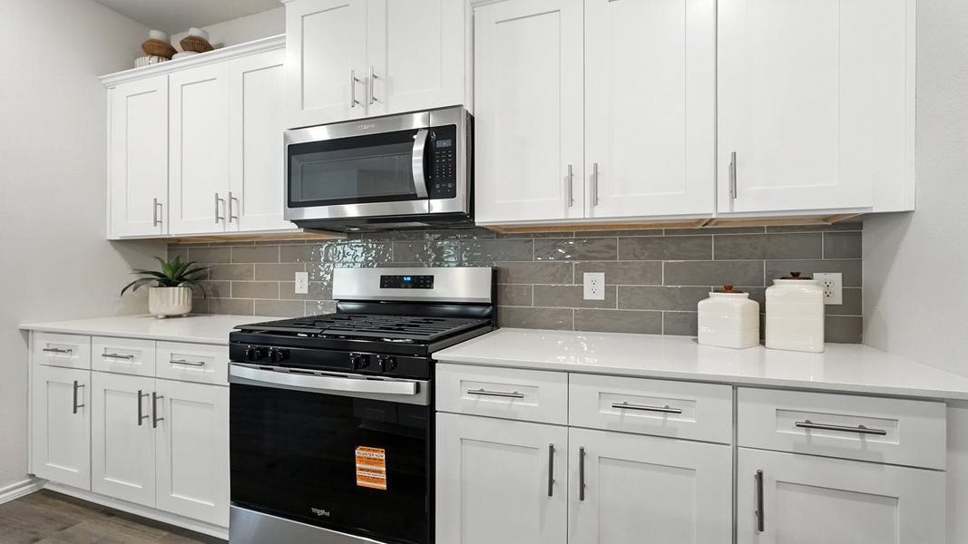 Furnished interior in a model home at The Reserve at Timber Creek in Lindale (Image 3).