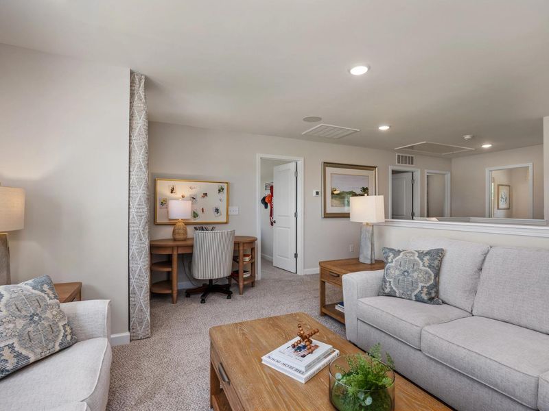 Furnished interior in a model home at Montrose in Aberdeen (Image 70).