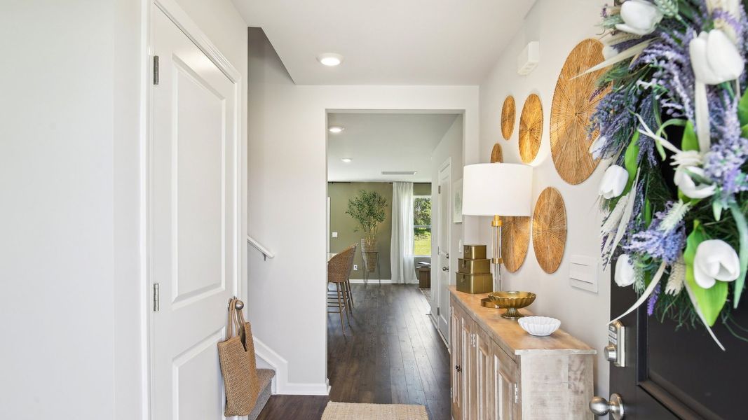 Furnished interior in a model home at Parkside Point in Portland (Image 33).