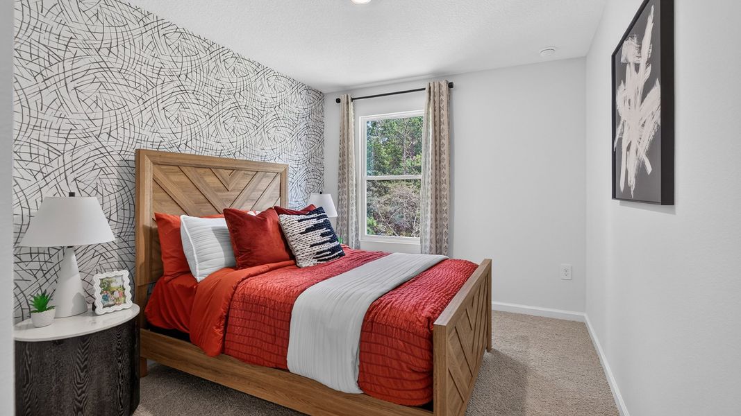 Furnished interior in a model home at Bridle Creek Townhomes in Jacksonville (Image 27). Furnished interior in a model home at Bridle Creek Townhomes in Jacksonville (Image 27).