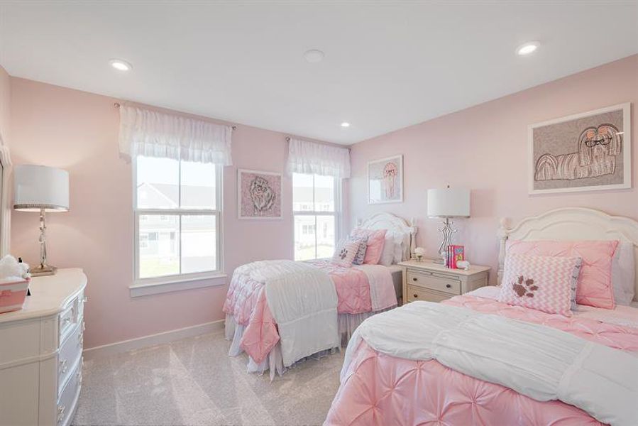 Furnished interior in a model home at Landon Station in Fountain Inn (Image 8).