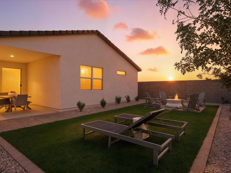 The Jubilee floorplan image modeled at Wildera in San Tan Valley.