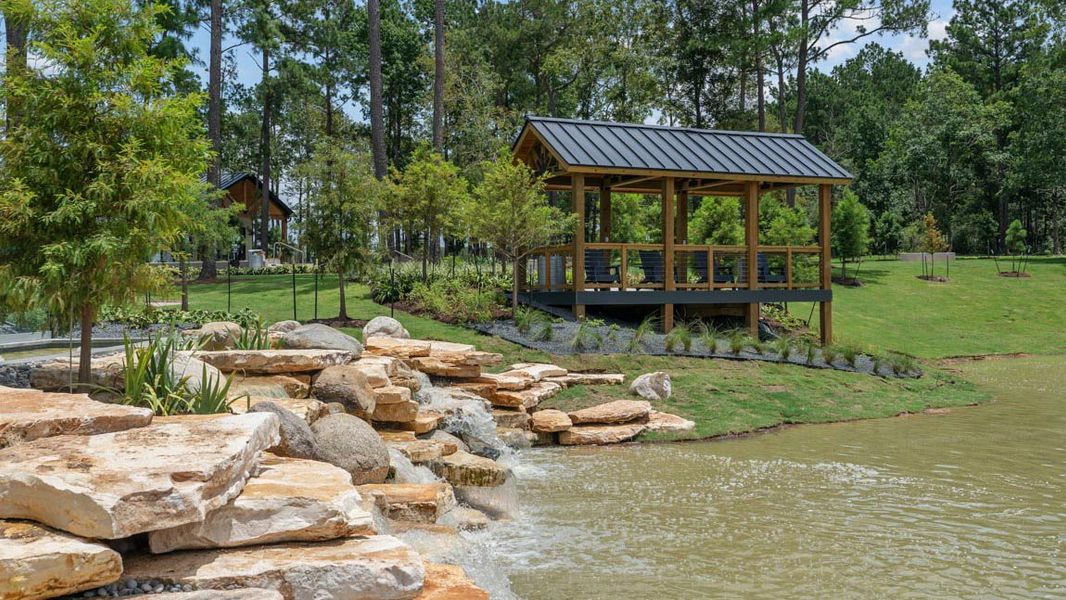 Front exterior of a home in the Silverthorne community, located in Conroe, TX (Image 4). Front exterior of a home in the Silverthorne community, located in Conroe, TX (Image 4).