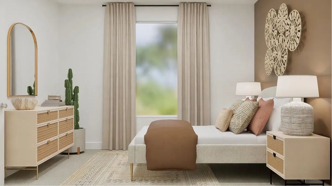 Furnished interior in a model home at Waterlin in St. Cloud (Image 22).