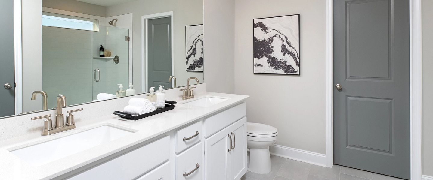 Furnished interior in a model home at Ascent at Arbor Ridge in La Vergne (Image 7).